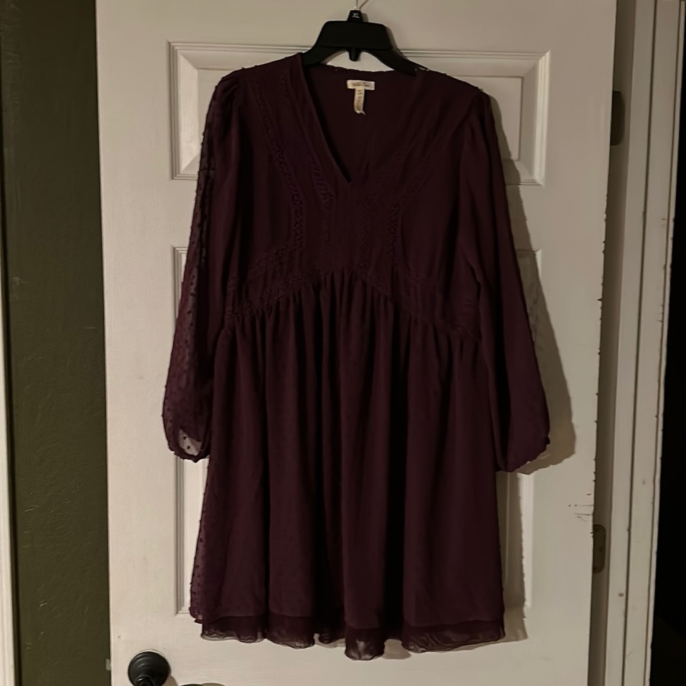 Matilda Jane Tunic length dress size small purple.